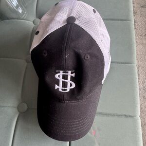 Black and White Baseball Cap